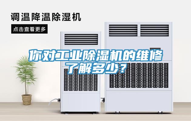 你對工業(yè)除濕機的維修了解多少？