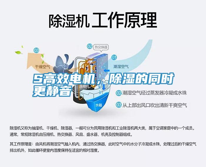 S高效電機，除濕的同時更靜音