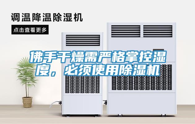 佛手干燥需嚴格掌控濕度，必須使用除濕機