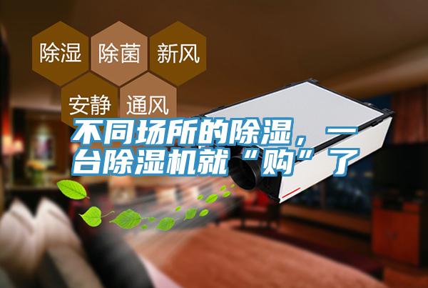 不同場(chǎng)所的除濕，一臺(tái)除濕機(jī)就“購(gòu)”了