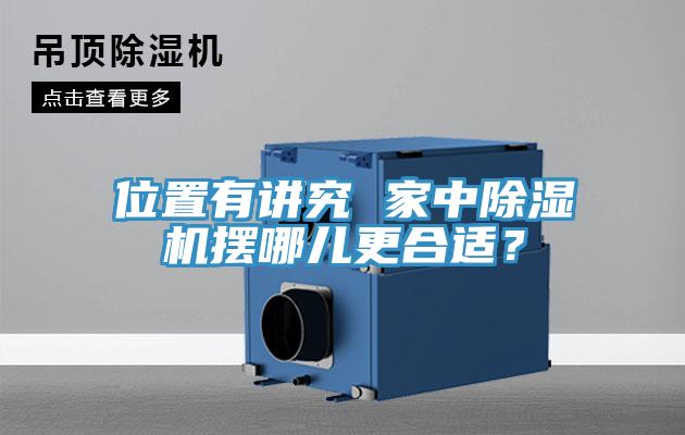 位置有講究 家中除濕機(jī)擺哪兒更合適？