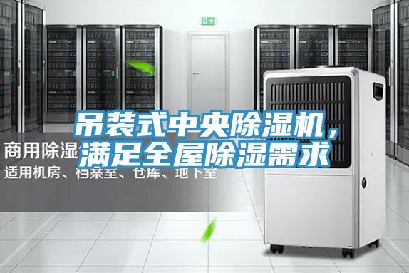 吊裝式中央除濕機，滿足全屋除濕需求