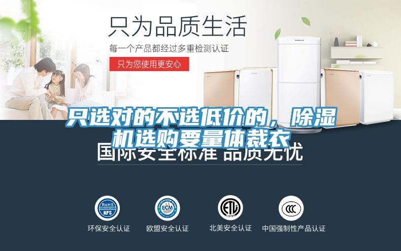 只選對的不選低價的，除濕機選購要量體裁衣