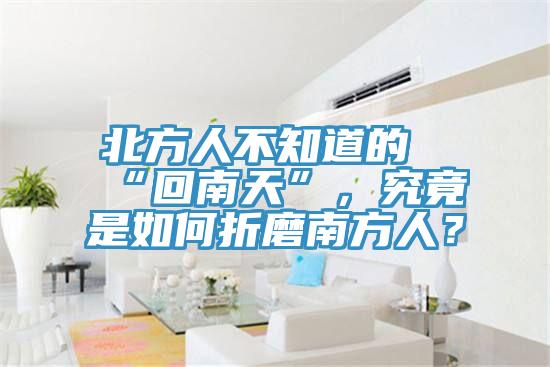 北方人不知道的“回南天”，究竟是如何折磨南方人？