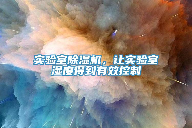 實驗室除濕機，讓實驗室濕度得到有效控制