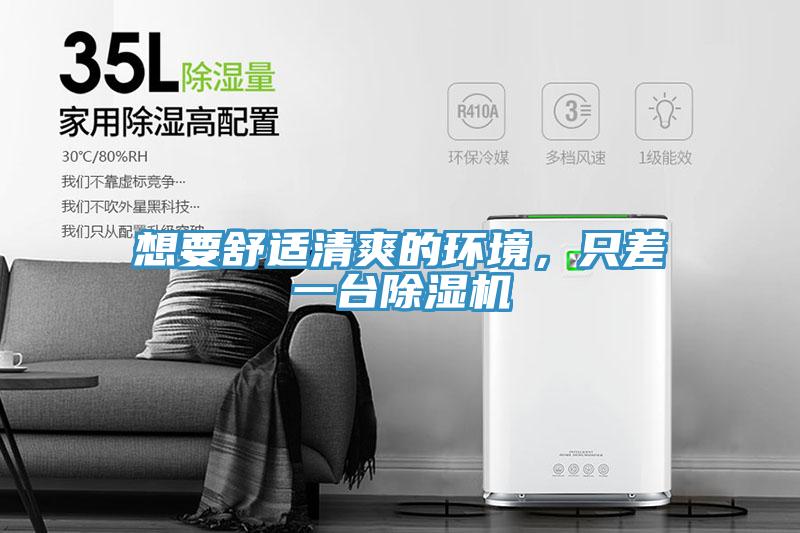 想要舒適清爽的環(huán)境，只差一臺除濕機