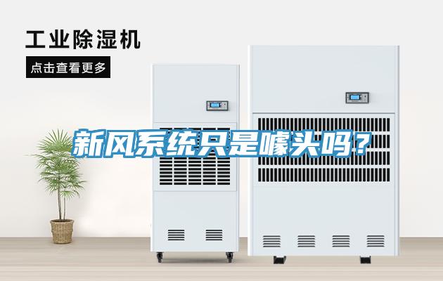 新風(fēng)系統(tǒng)只是噱頭嗎？