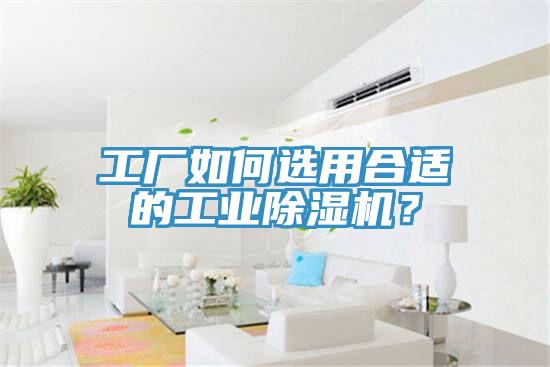 工廠如何選用合適的工業(yè)除濕機(jī)？