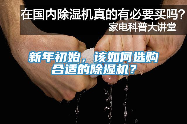 新年初始，該如何選購合適的除濕機？