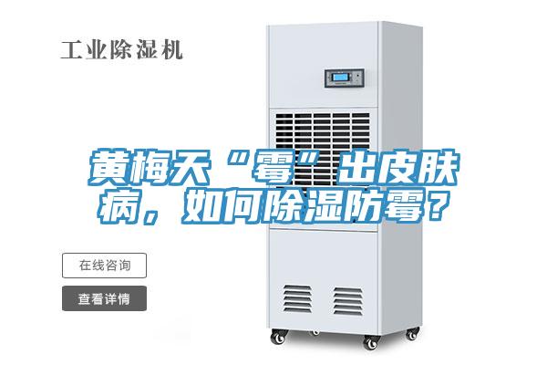 黃梅天“霉”出皮膚病，如何除濕防霉？