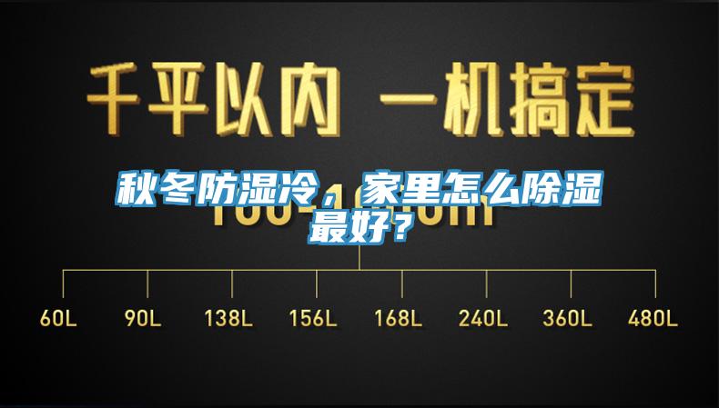 秋冬防濕冷，家里怎么除濕最好？