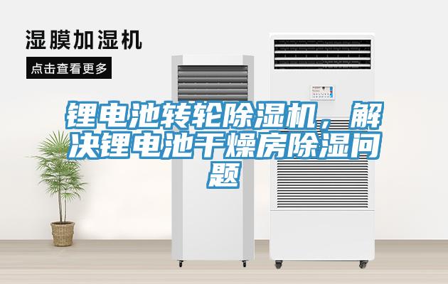 鋰電池轉(zhuǎn)輪除濕機，解決鋰電池干燥房除濕問題