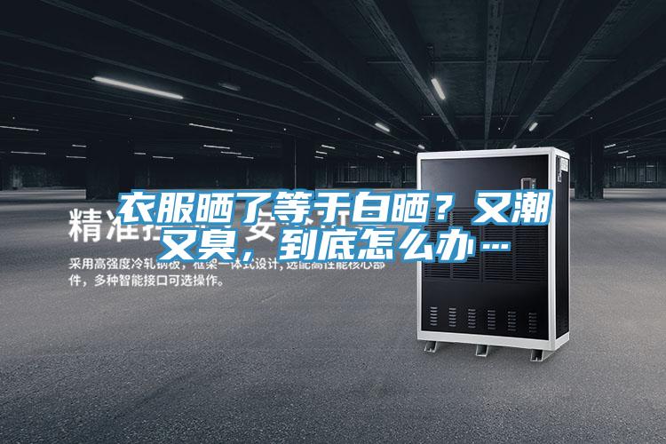 衣服曬了等于白曬？又潮又臭，到底怎么辦…