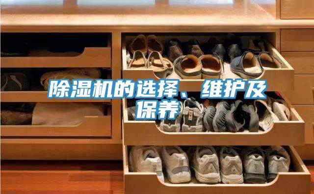 除濕機的選擇、維護及保養(yǎng)