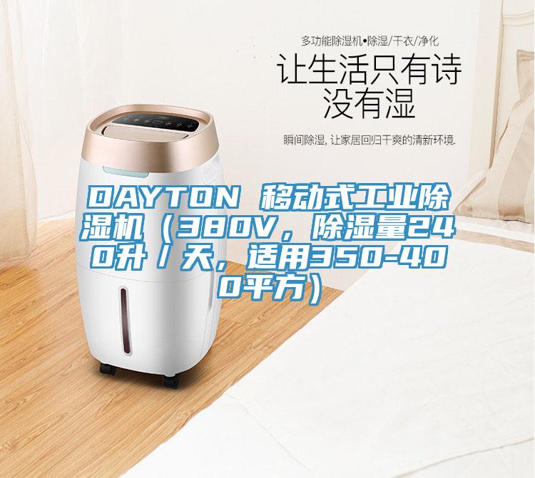DAYTON 移動(dòng)式工業(yè)除濕機(jī)（380V，除濕量240升／天，適用350-400平方）