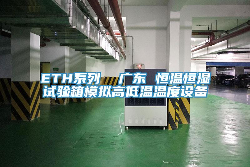 ETH系列  廣東 恒溫恒濕試驗箱模擬高低溫溫度設(shè)備