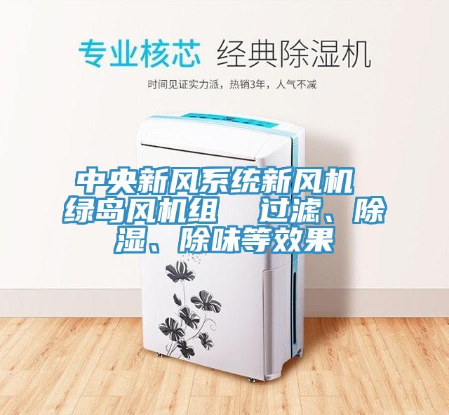 中央新風(fēng)系統(tǒng)新風(fēng)機(jī) 綠島風(fēng)機(jī)組  過(guò)濾、除濕、除味等效果