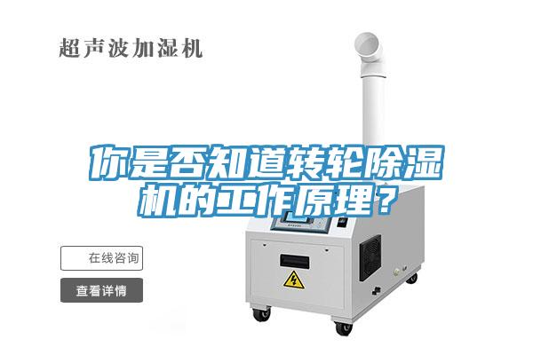 你是否知道轉(zhuǎn)輪除濕機(jī)的工作原理？