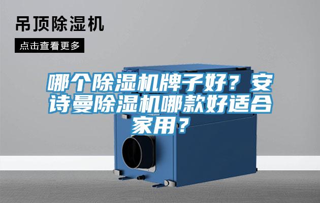 哪個除濕機牌子好？安詩曼除濕機哪款好適合家用？