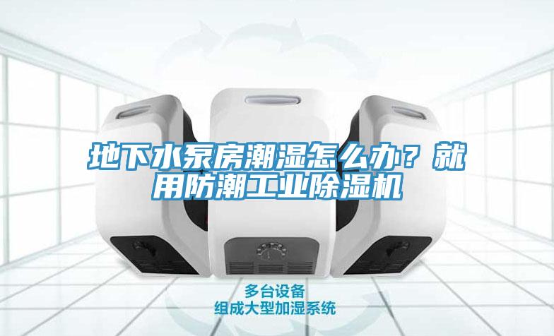 地下水泵房潮濕怎么辦？就用防潮工業(yè)除濕機(jī)