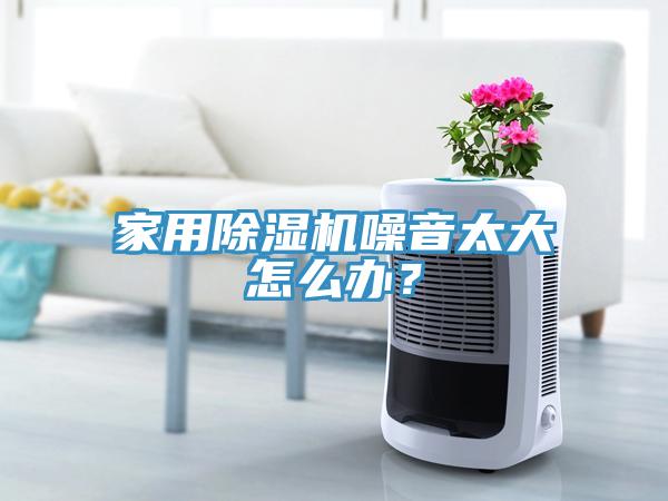 家用除濕機噪音太大怎么辦？