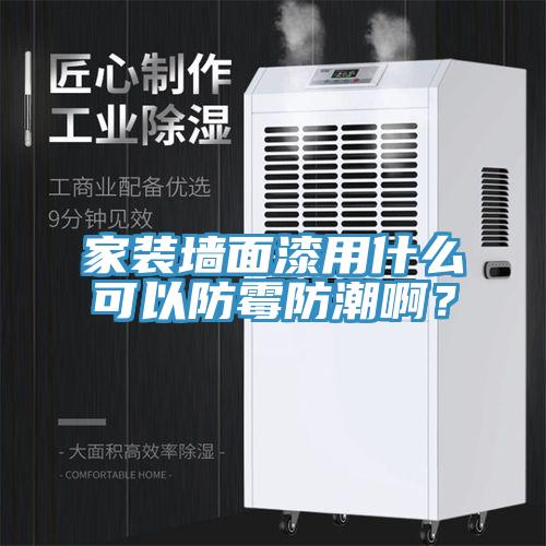 家裝墻面漆用什么可以防霉防潮啊？