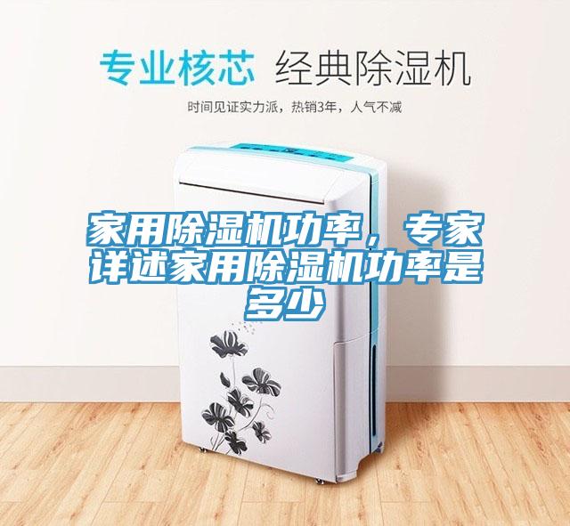 家用除濕機功率，專家詳述家用除濕機功率是多少