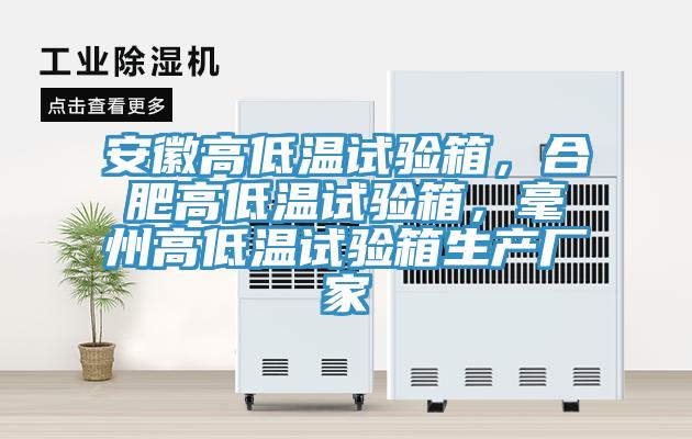 安徽高低溫試驗(yàn)箱，合肥高低溫試驗(yàn)箱，毫州高低溫試驗(yàn)箱生產(chǎn)廠家