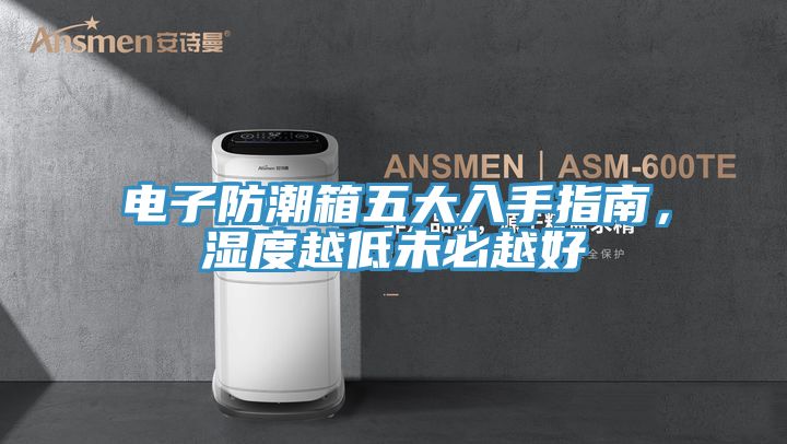 電子防潮箱五大入手指南，濕度越低未必越好