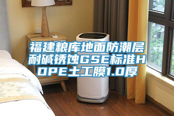 福建糧庫地面防潮層耐堿銹蝕GSE標(biāo)準HDPE土工膜1.0厚