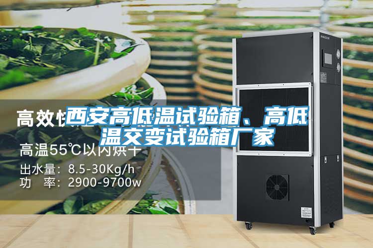 西安高低溫試驗箱、高低溫交變試驗箱廠家