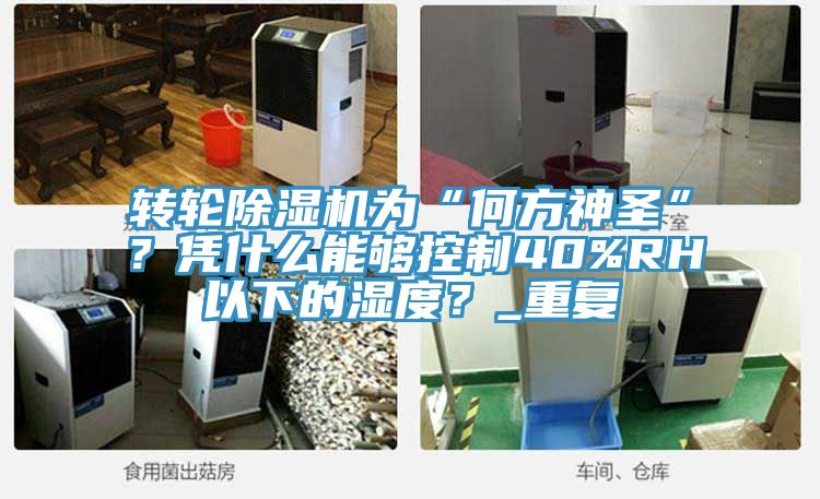 轉(zhuǎn)輪除濕機(jī)為“何方神圣”？憑什么能夠控制40%RH以下的濕度？_重復(fù)