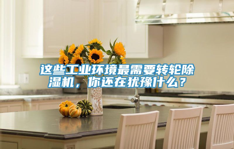 這些工業(yè)環(huán)境最需要轉(zhuǎn)輪除濕機，你還在猶豫什么？