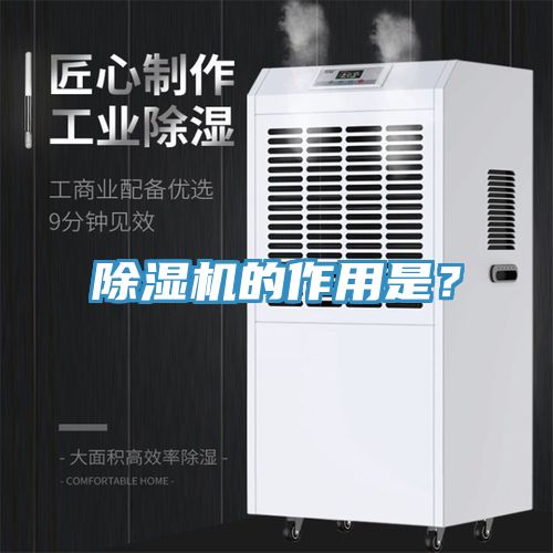 除濕機的作用是？