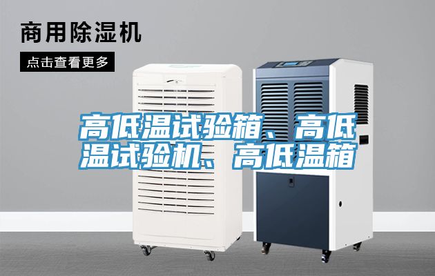 高低溫試驗(yàn)箱、高低溫試驗(yàn)機(jī)、高低溫箱