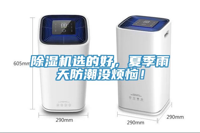 除濕機選的好，夏季雨天防潮沒煩惱！