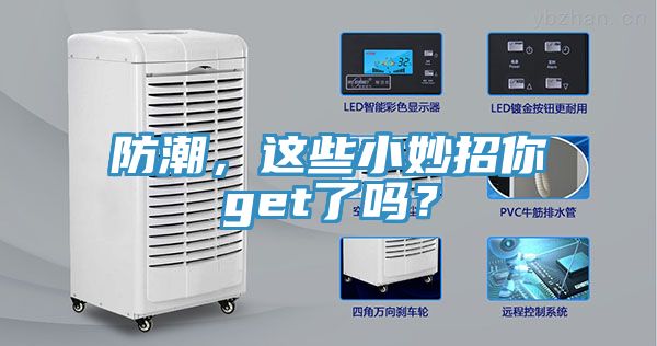 防潮，這些小妙招你get了嗎？