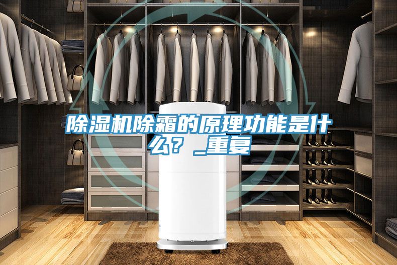 除濕機除霜的原理功能是什么？_重復(fù)