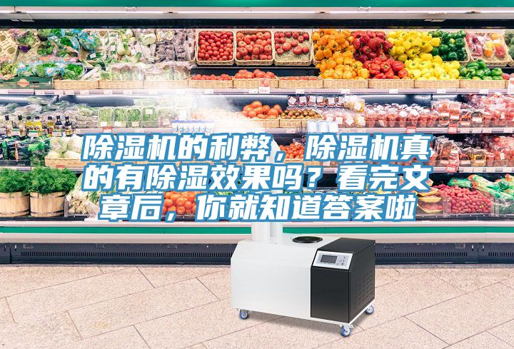 除濕機的利弊，除濕機真的有除濕效果嗎？看完文章后，你就知道答案啦
